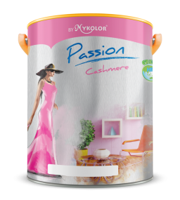 Sơn nước nội thất  cao cấp láng mịn hoàn hảo mykolor passion - Mykolor Passion Cashmere